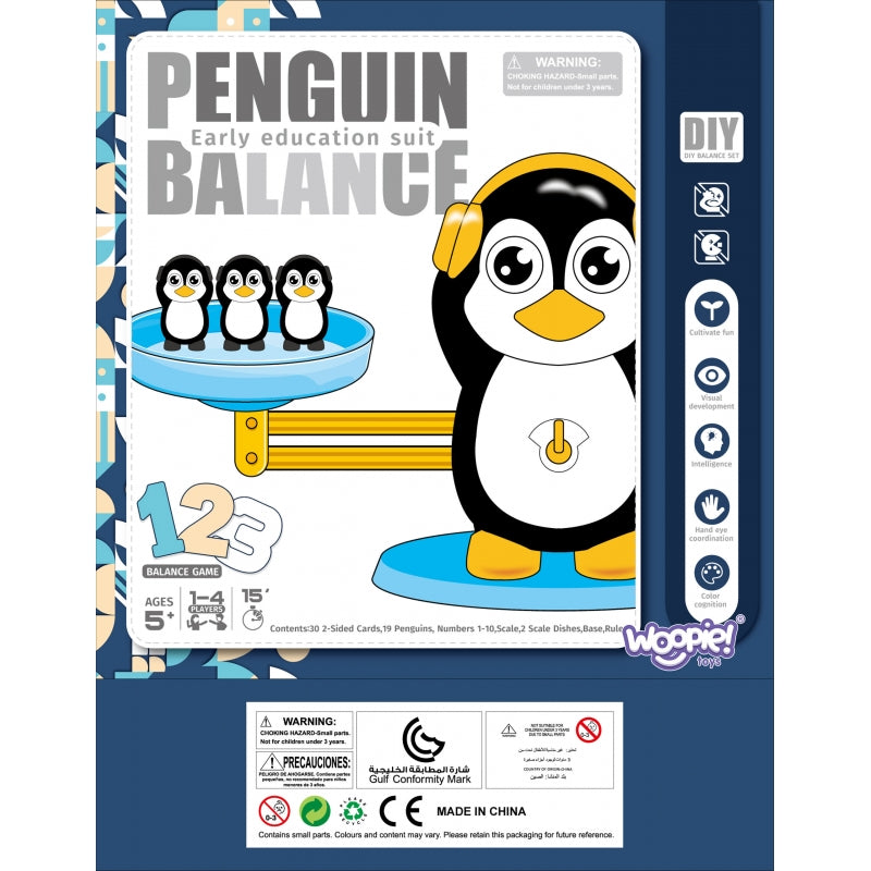 WOOPIE Vikt Balansräkning Lärande Räkna Penguin