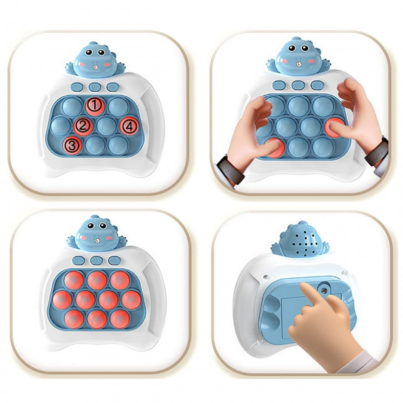 WOOPIE POP IT-spel Elektrisk Anti-stress Arcade Dinosaur Blue