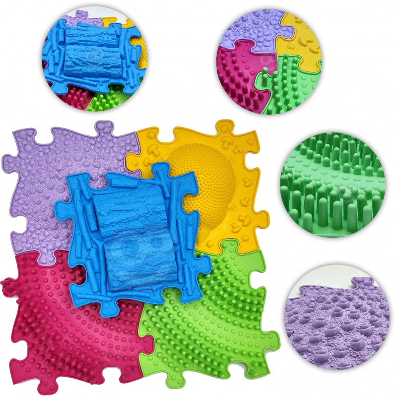 WOOPIE Sensory Mat Ortopediskt Pussel 5 st.