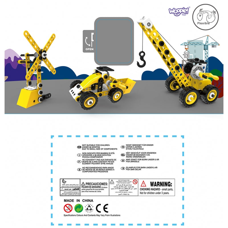 WOOPIE Vehicles Construction Set 8in1 STEAM Blocks