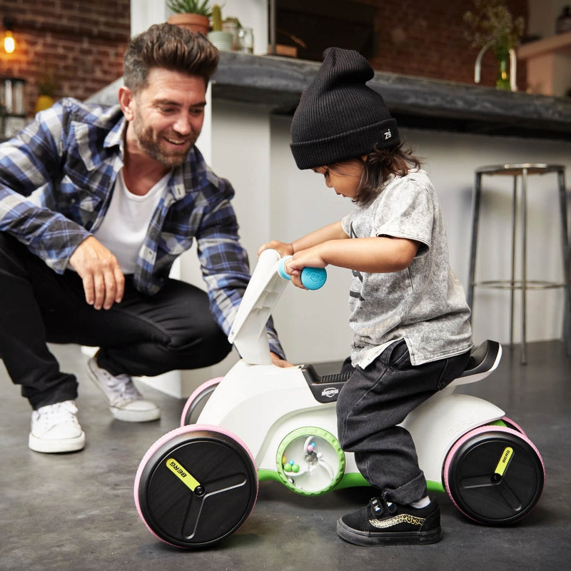 BERG Colorful Ride-On GO2 Twirl Multicolor med ett spel för barn 10m+