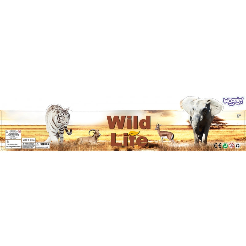 WOOPIE Safari Animals Figurines Set 34 st.
