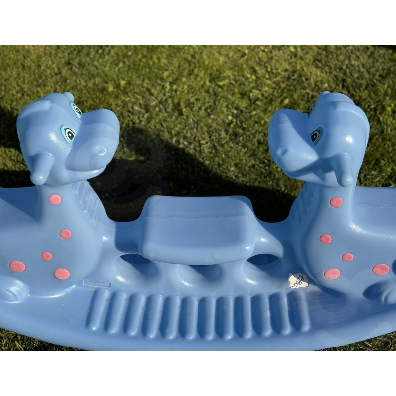 WOOPIE Multi-Seater Dino Balance Swing Blå