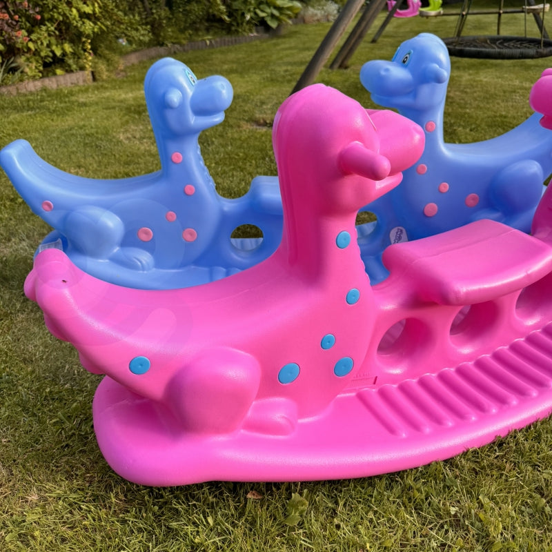 WOOPIE Multi-Seater Dino Balance Swing Rosa
