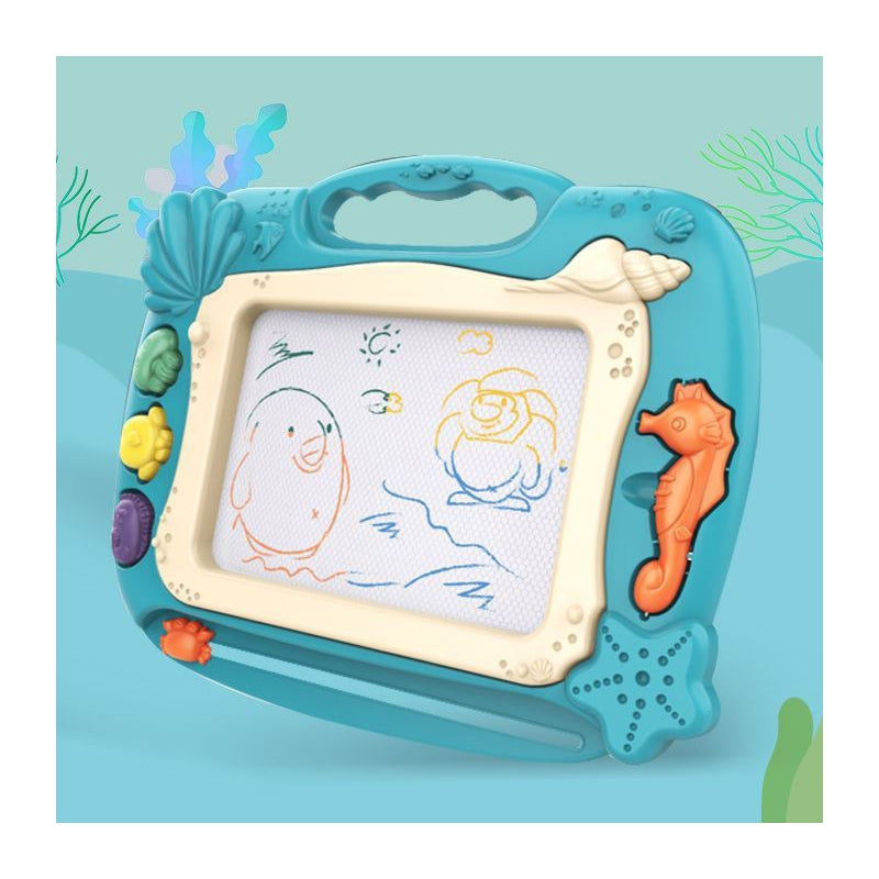 WOOPIE Scrapbook Magnetic Board Färgglada frimärken Havstema Grön