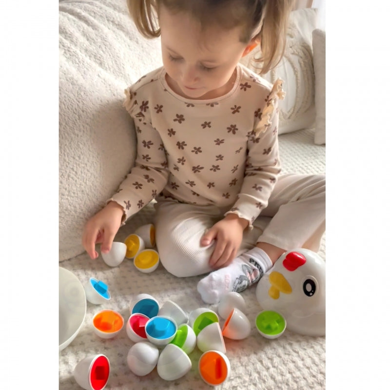 WOOPIE Pedagogisk Cock Montessori Sorterare Inlärningsformer