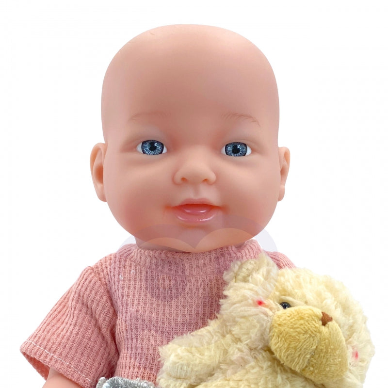 WOOPIE ROYAL Baby Doll 36 cm i teddybjörnskläder Mattillbehör
