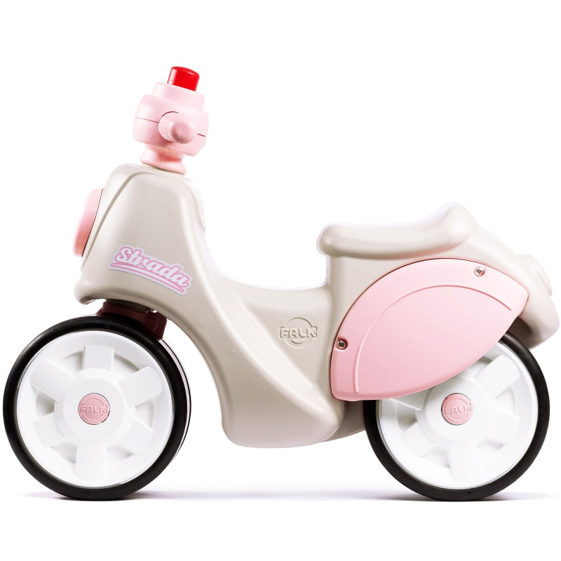 Falk åkskoter Strada Retro För tjejer, tysta däck, från 1 år