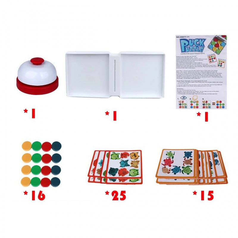 WOOPIE Pattern Puzzle Puzzle Game PUCK PUZZLE 3+