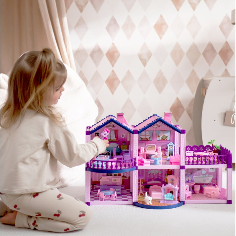 WOOPIE Ponny Dollhouse PONY FANTASY VILLA 120 st.