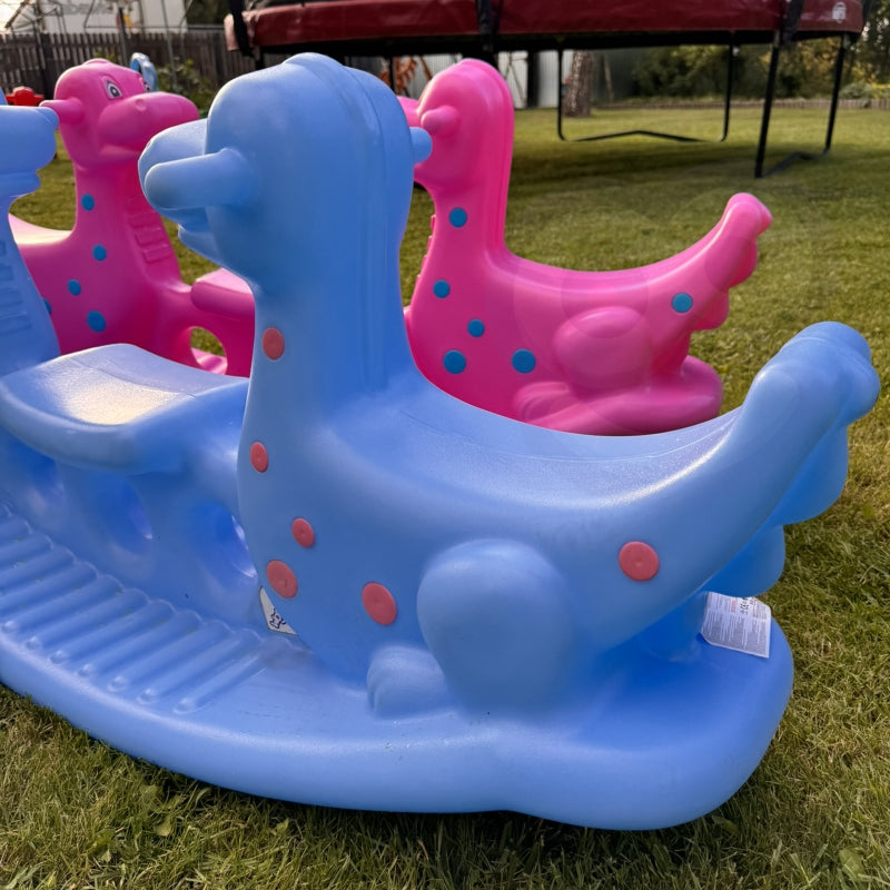 WOOPIE Multi-Seater Dino Balance Swing Blå