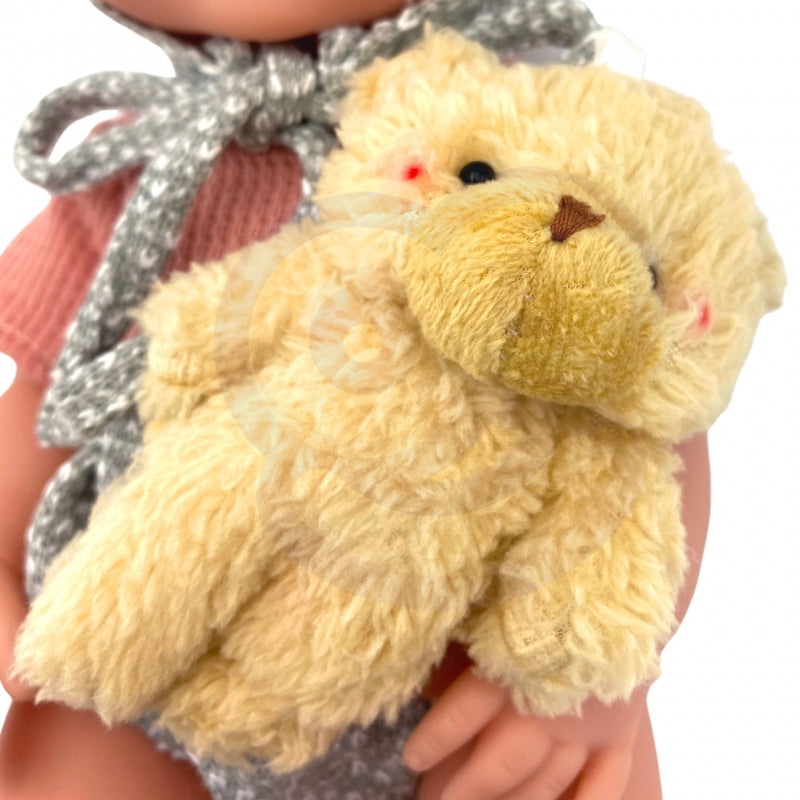 WOOPIE ROYAL Baby Doll 36 cm i teddybjörnskläder Mattillbehör