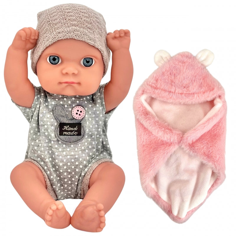 WOOPIE ROYAL First Baby Doll med kaninfilt 23 cm