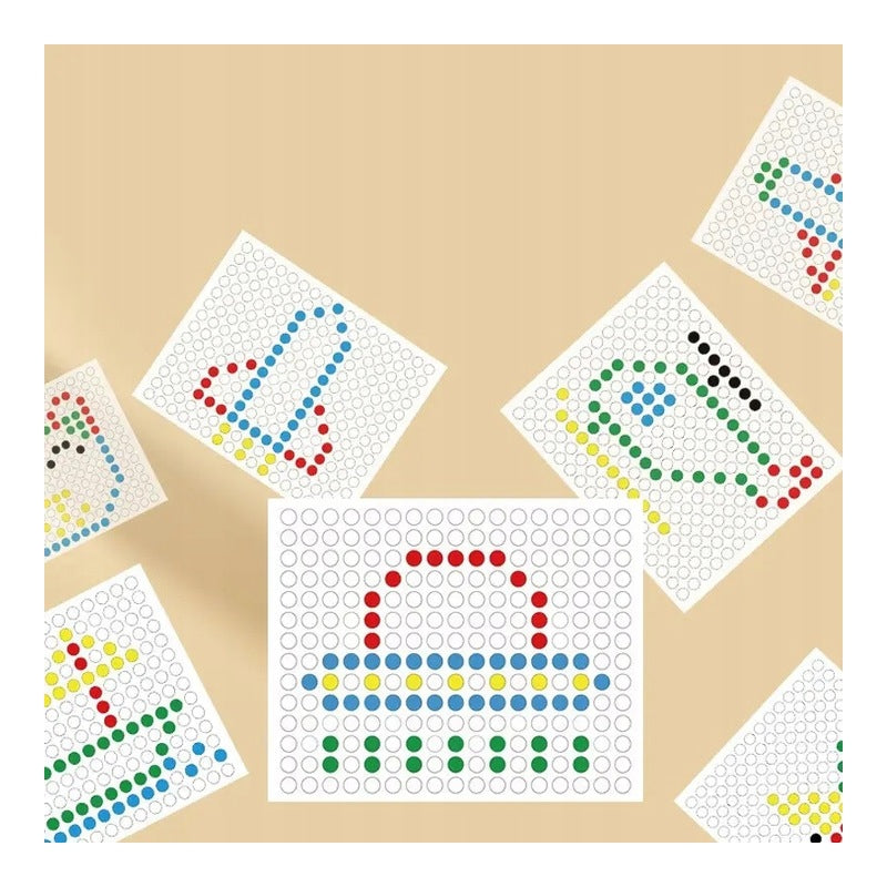 WOOPIE Magnetkort för barn Montessori MagPad Dinosaurie