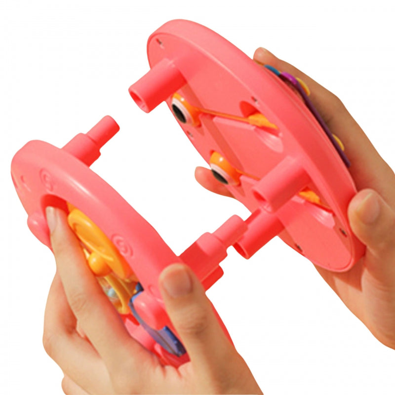 WOOPIE Pulling Snail 4in1 cymbaler Sensory Gears Launcher + liten bil