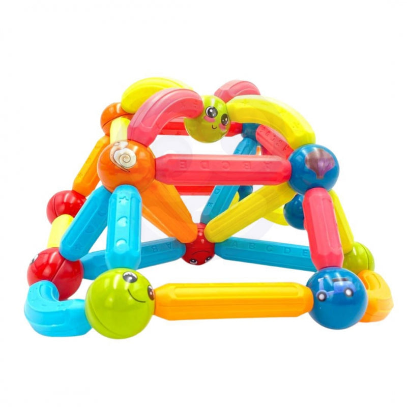 WOOPIE Magnetic Construction Building Blocks Educational 128 st.