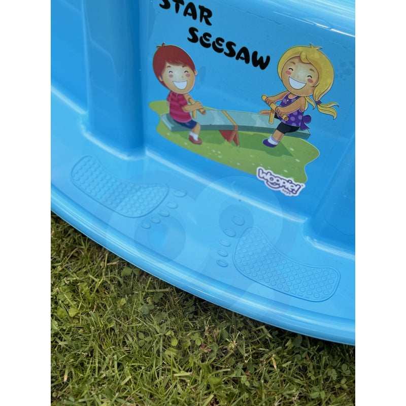 WOOPIE Multi-Seater Rocker STAR Balansgunga Blå