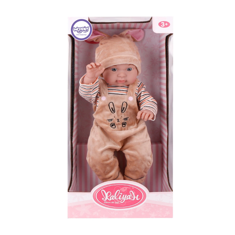 WOOPIE ROYAL Babydocka i kaninkläder 46 cm