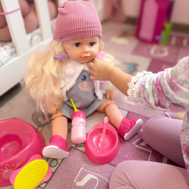 WOOPIE ROYAL Interaktiv docka Zosia i hatt 43 cm + tillbehör.