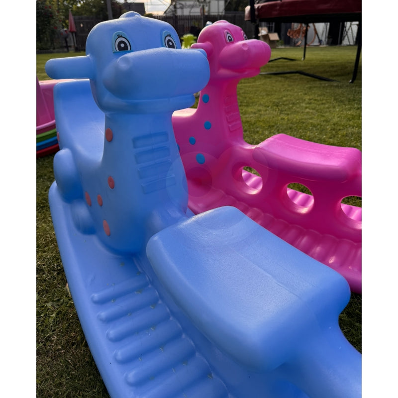 WOOPIE Multi-Seater Dino Balance Swing Blå