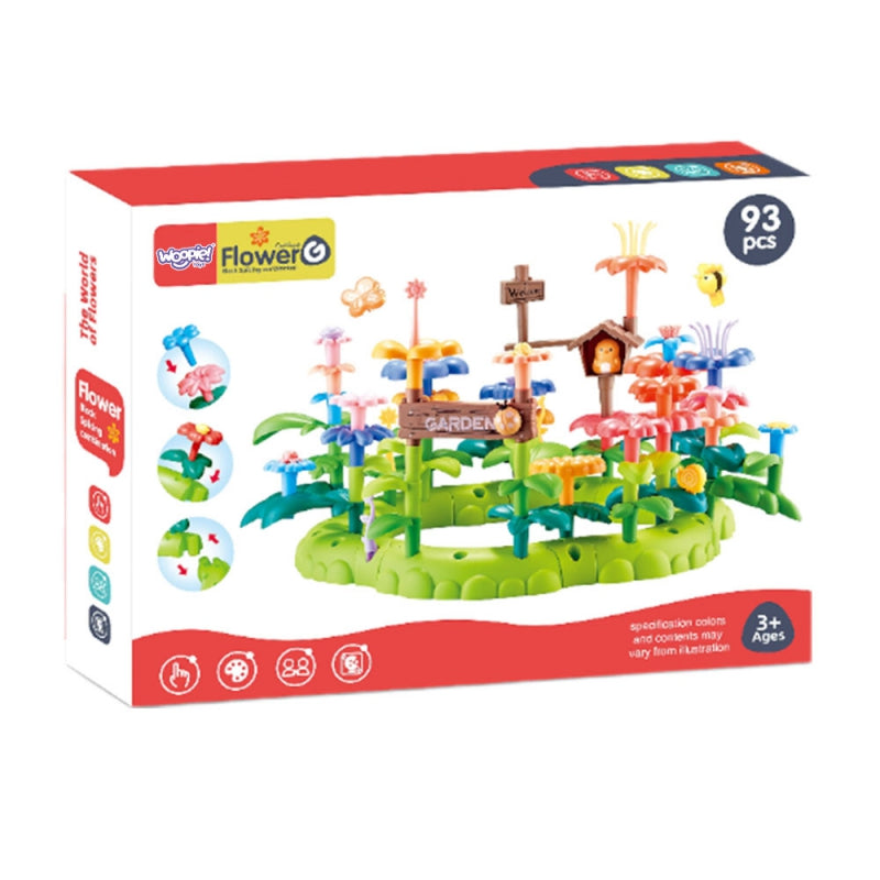 WOOPIE Montessori Magic Garden Construction Blocks XXL 93 st.