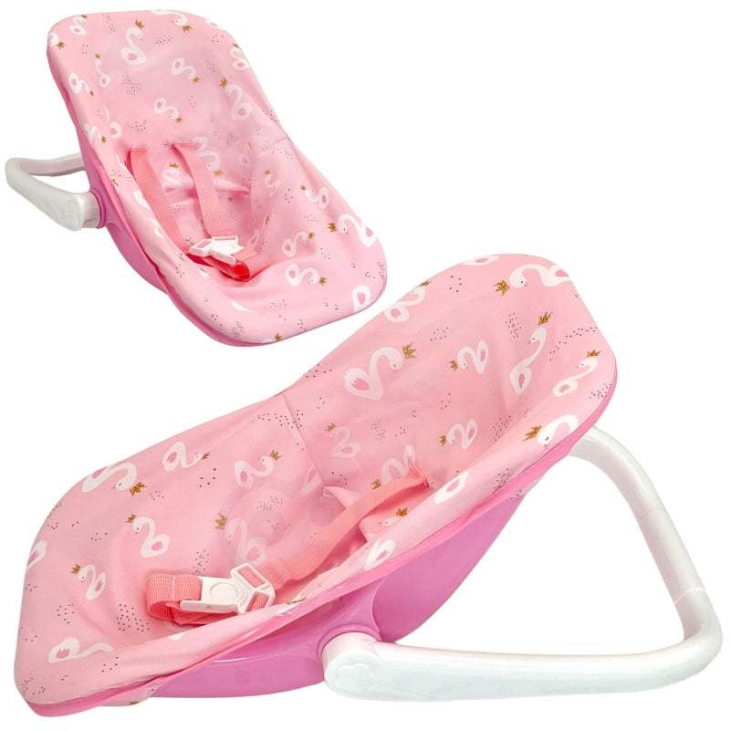 WOOPIE ROYAL Baby Doll Set 30,5 cm + Rosa Bärsele
