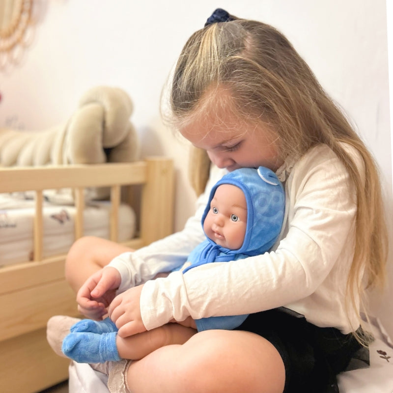 WOOPIE ROYAL Babydocka i teddybjörnskläder 46 cm