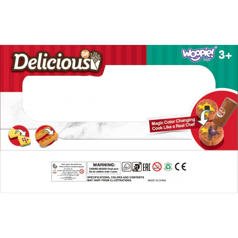 WOOPIE XXL Set Restaurang Café Mat Godis 19 st.