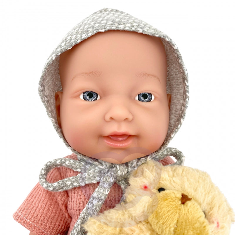 WOOPIE ROYAL Baby Doll 36 cm i teddybjörnskläder Mattillbehör