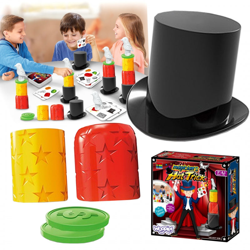 WOOPIE Magic Tricks-spel med hatt Little Magician 4+