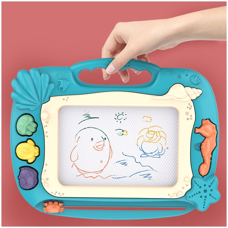 WOOPIE Scrapbook Magnetic Board Färgglada frimärken Havstema Grön