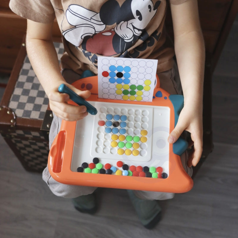 WOOPIE Magnetkort för barn Montessori MagPad Dinosaurie