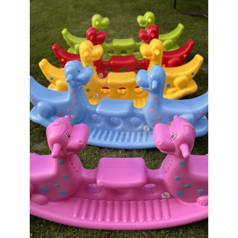 WOOPIE Multi-Seater Dino Balance Swing Blå