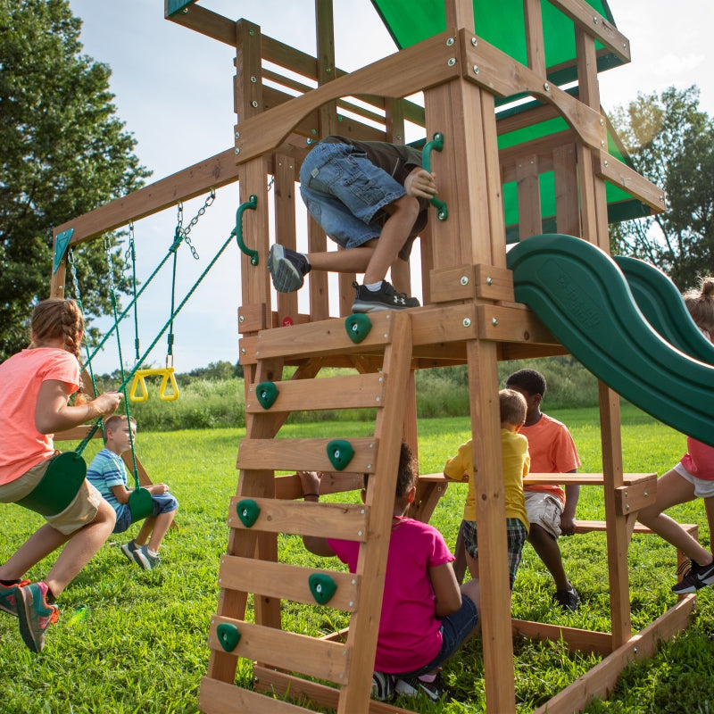 Backyard Discovery Belmont Wooden Playground 6in1
