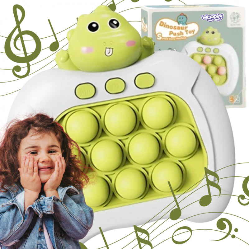 WOOPIE POP IT Game Electric Anti-stress Arcade Dinosaur Green Set om 3