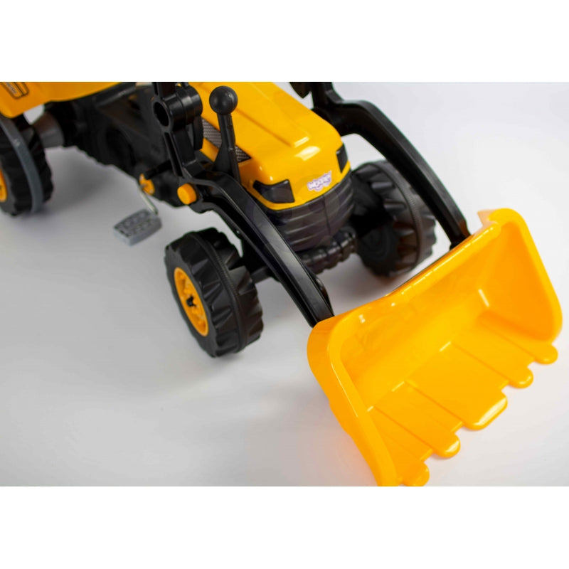 WOOPIE Pedal Tractor Farmer MaxTrac Classic Bucket Bulldozer