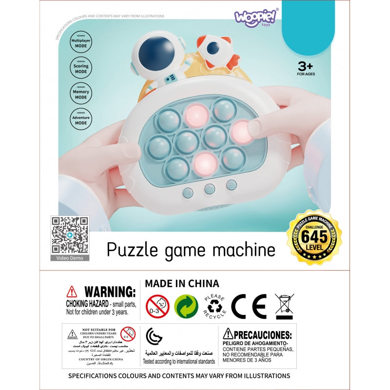 WOOPIE POP IT-spel Elektriskt Anti-stress Arcade Space