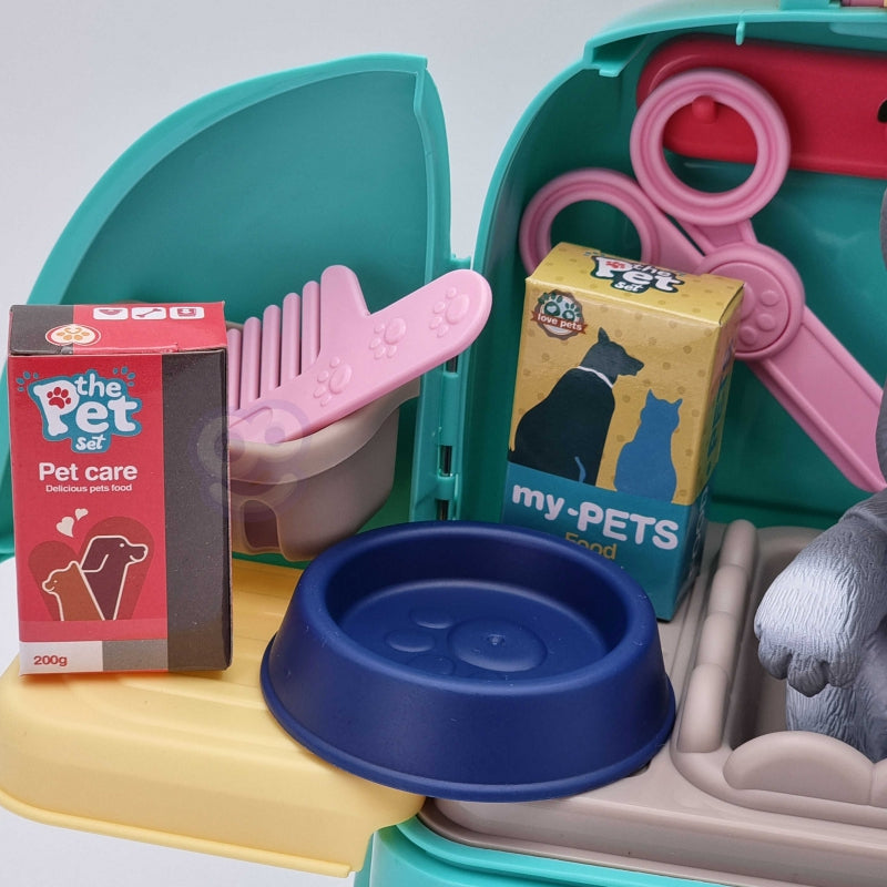 WOOPIE Portable Dog Beauty Salon 2-i-1 i en Transporter-ryggsäck
