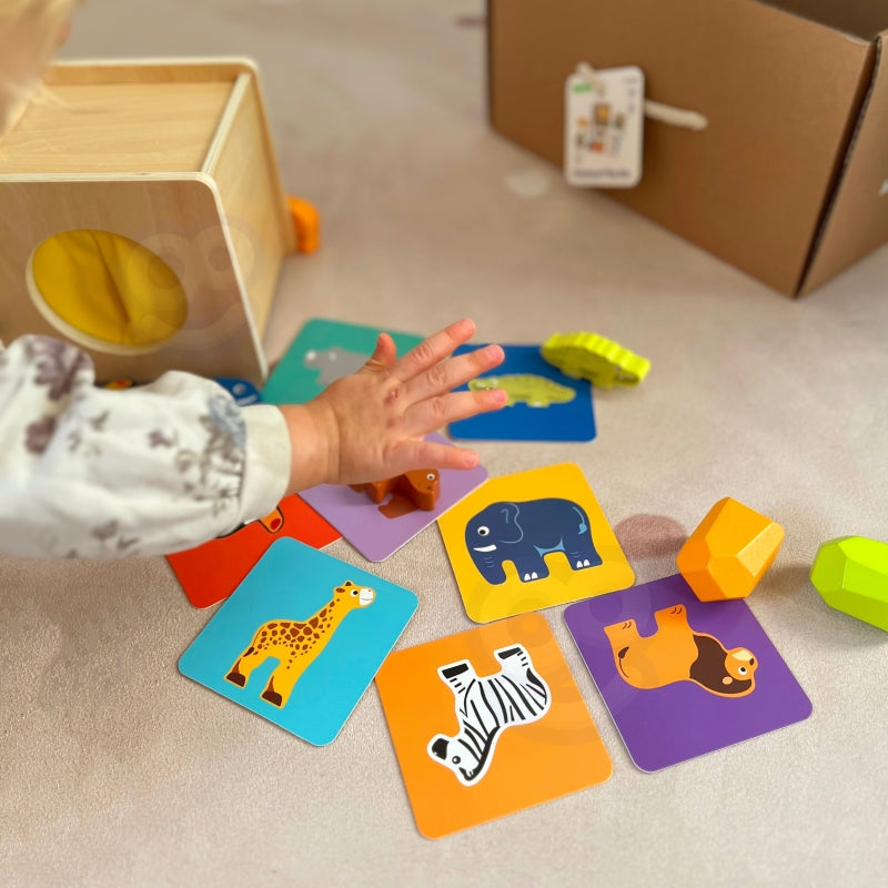 TOOKY TOY Box XXL Box Montessori Educational 7in1 Sensory 31-36 Months.