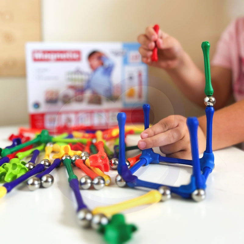 WOOPIE Magnetic Construction Blocks Pussel 110 pieces_8PCS