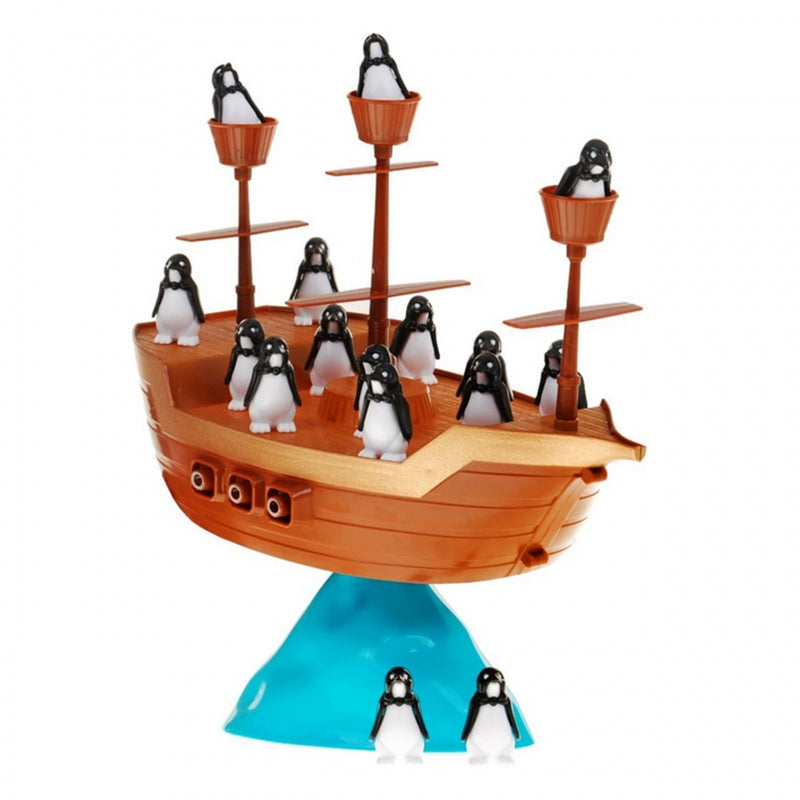 WOOPIE Penguin Pirate Ship Arcade Game