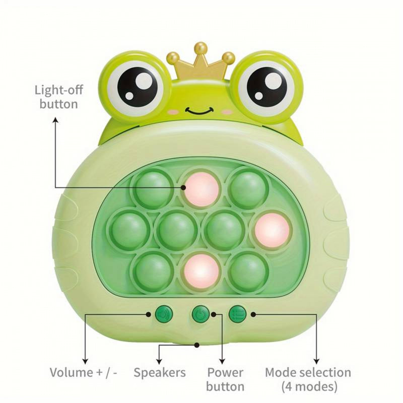 WOOPIE POP IT Spel Elektrisk Anti-stress Arcade Frog