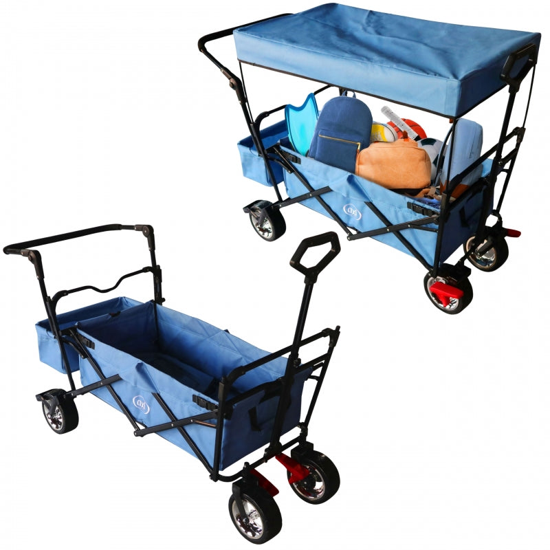 AXI Folding Beach Barnvagn med takbroms och väska 80Kg