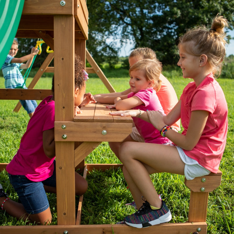 Backyard Discovery Belmont Wooden Playground 6in1