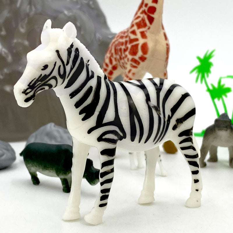 WOOPIE Safari Animals Figurines Set 34 st.