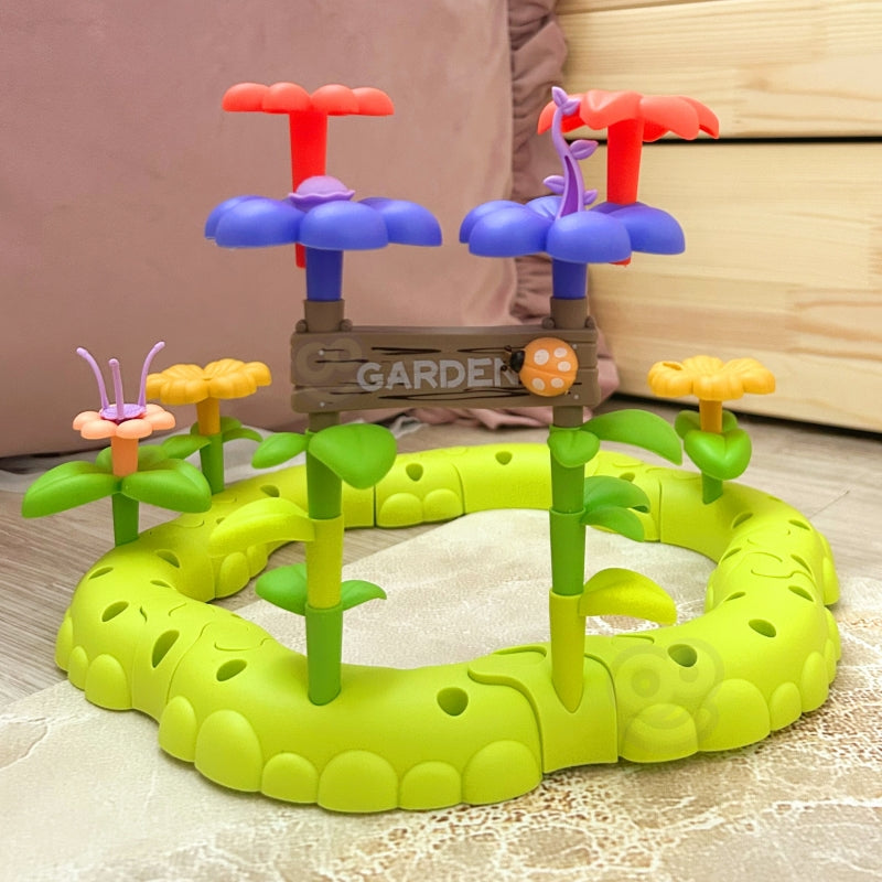 WOOPIE Montessori Magic Garden Construction Blocks XXL 93 st.