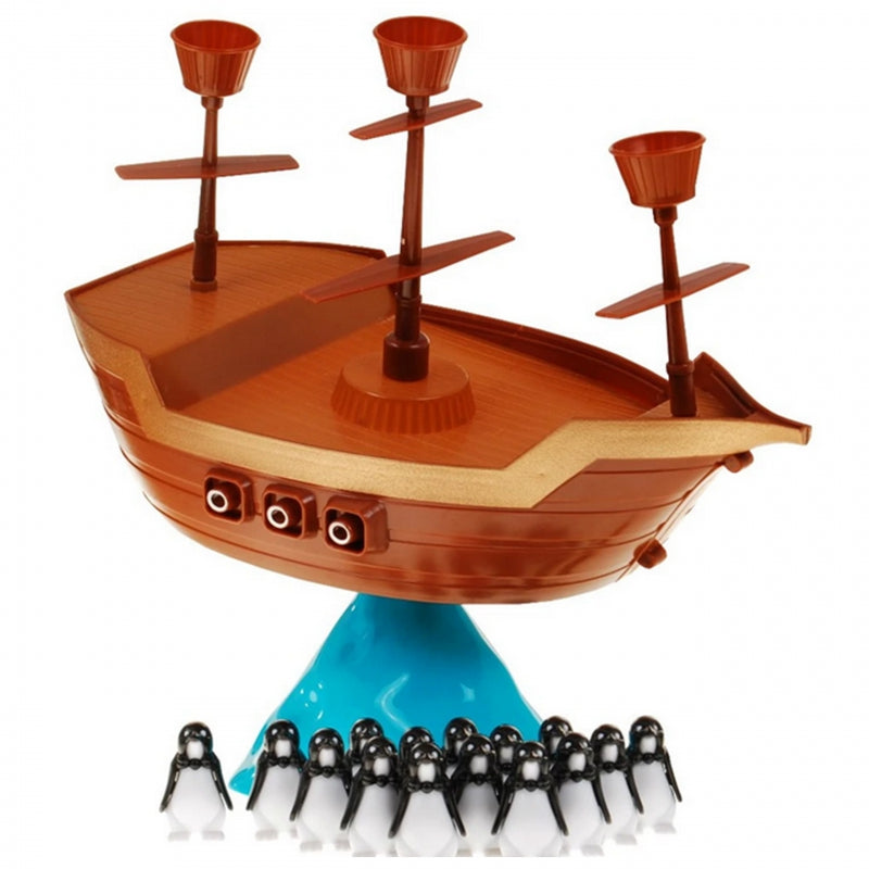 WOOPIE Penguin Pirate Ship Arcade Game