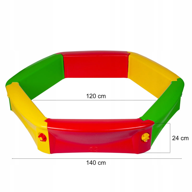 WOOPIE Modular Sandbox med lock 120cm