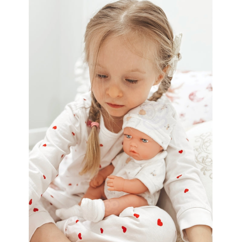 WOOPIE ROYAL Baby Doll Set 30,5 cm + Rosa Bärsele