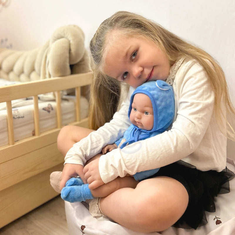 WOOPIE ROYAL Babydocka i teddybjörnskläder 46 cm